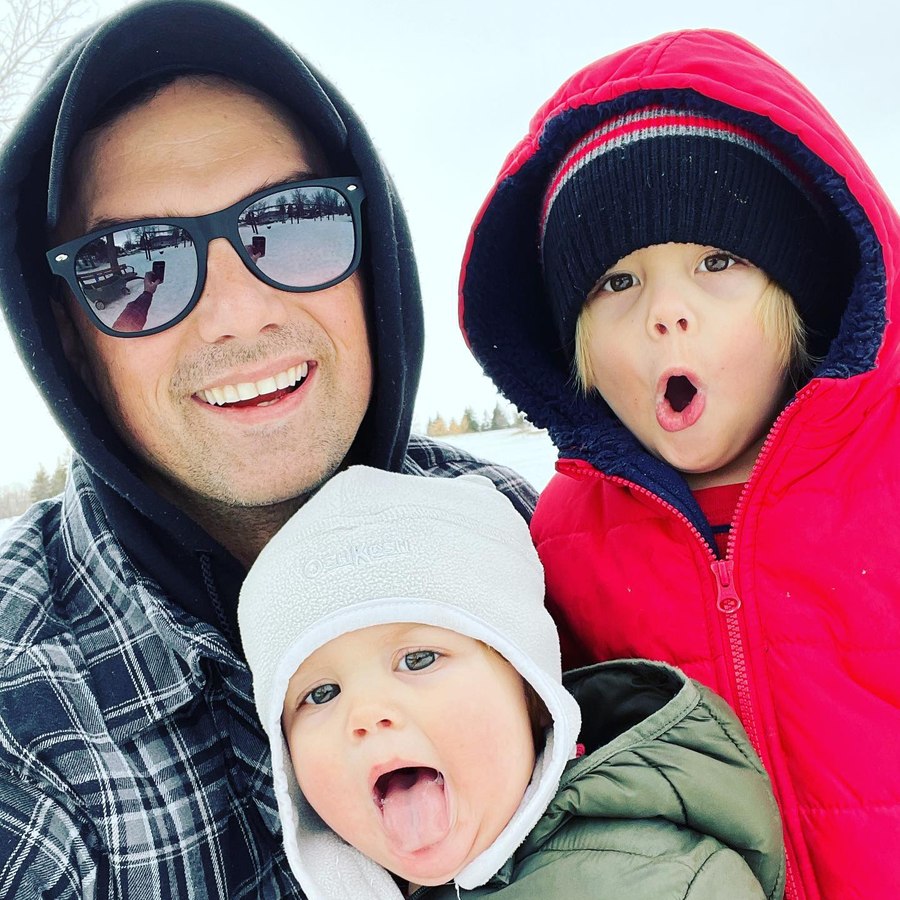 Daniel with his sons