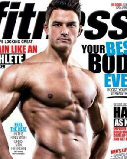Fitness magazine cover